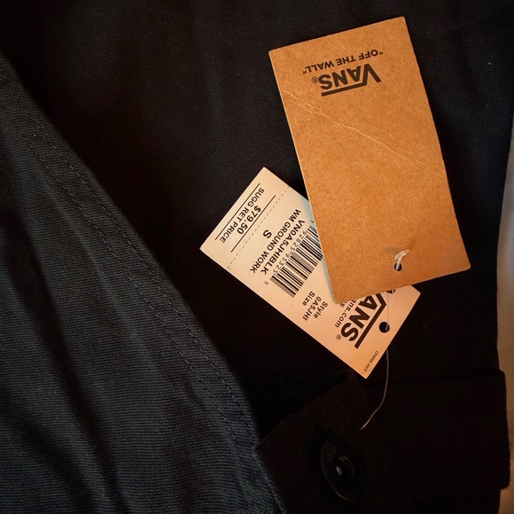 Vans Women's Black Denim Overalls - Classic Pocket Bib - Picture 4 of 7